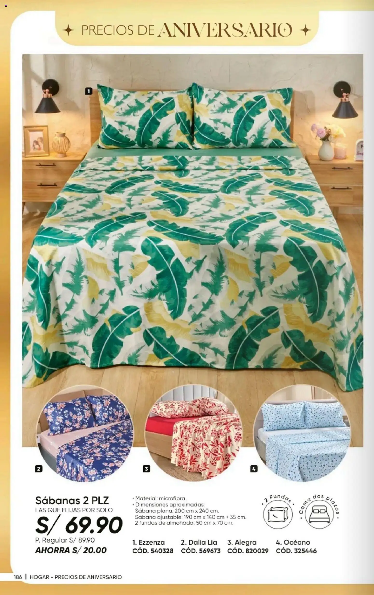 Catálogo Azzorti válido desde 20/09/2026 | Página: 188 | Productos: Cama, Almohada