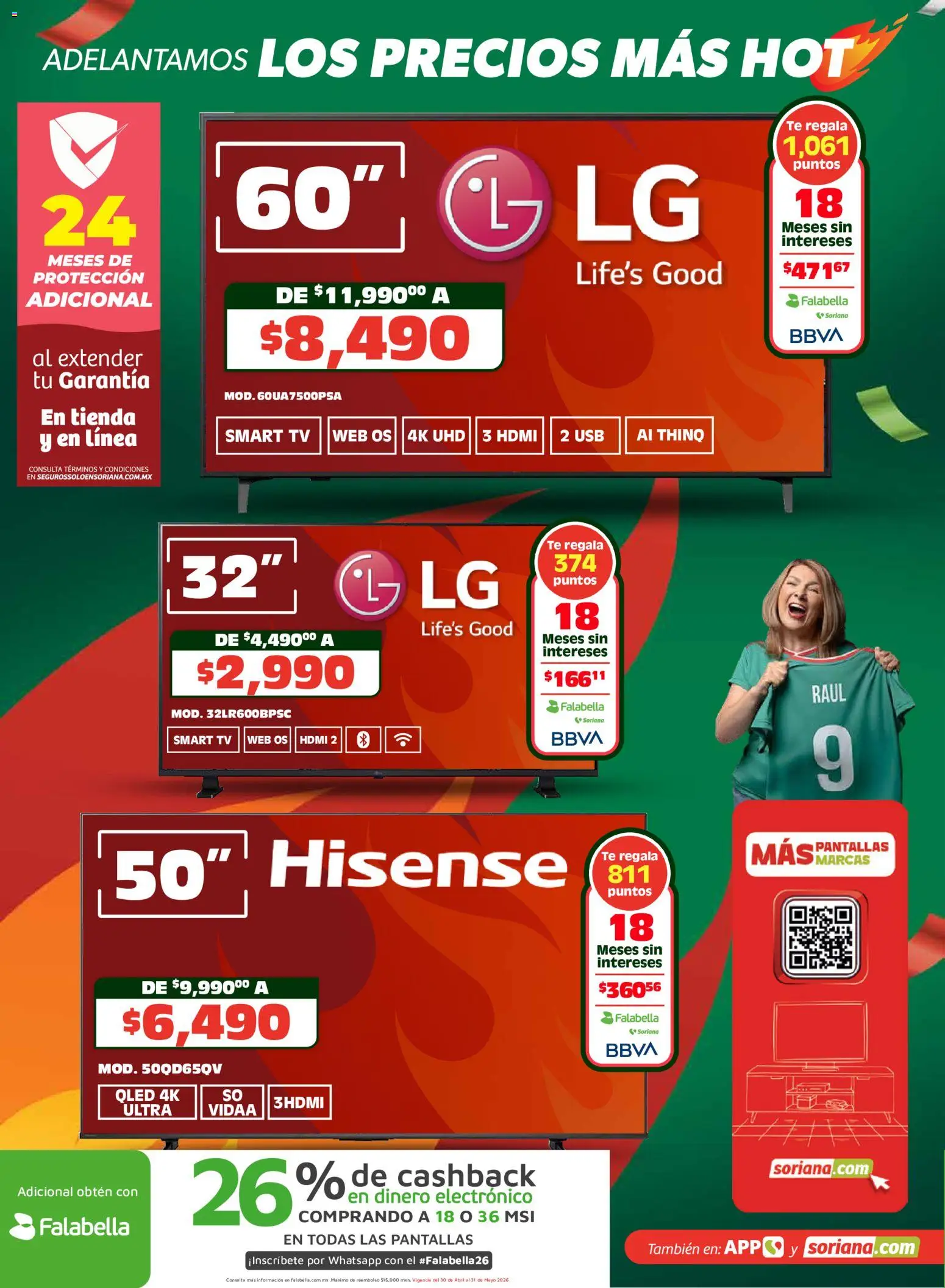 Nuevas ofertas de Soriana válidas en toda la República Mexicana desde el 14.05.2026. ¡Encuentra las mejores ofertas en Soriana Adelantamos los precios más hot Mercado Nacional! | Página: 2 | Productos: Usb, Pantallas, Té