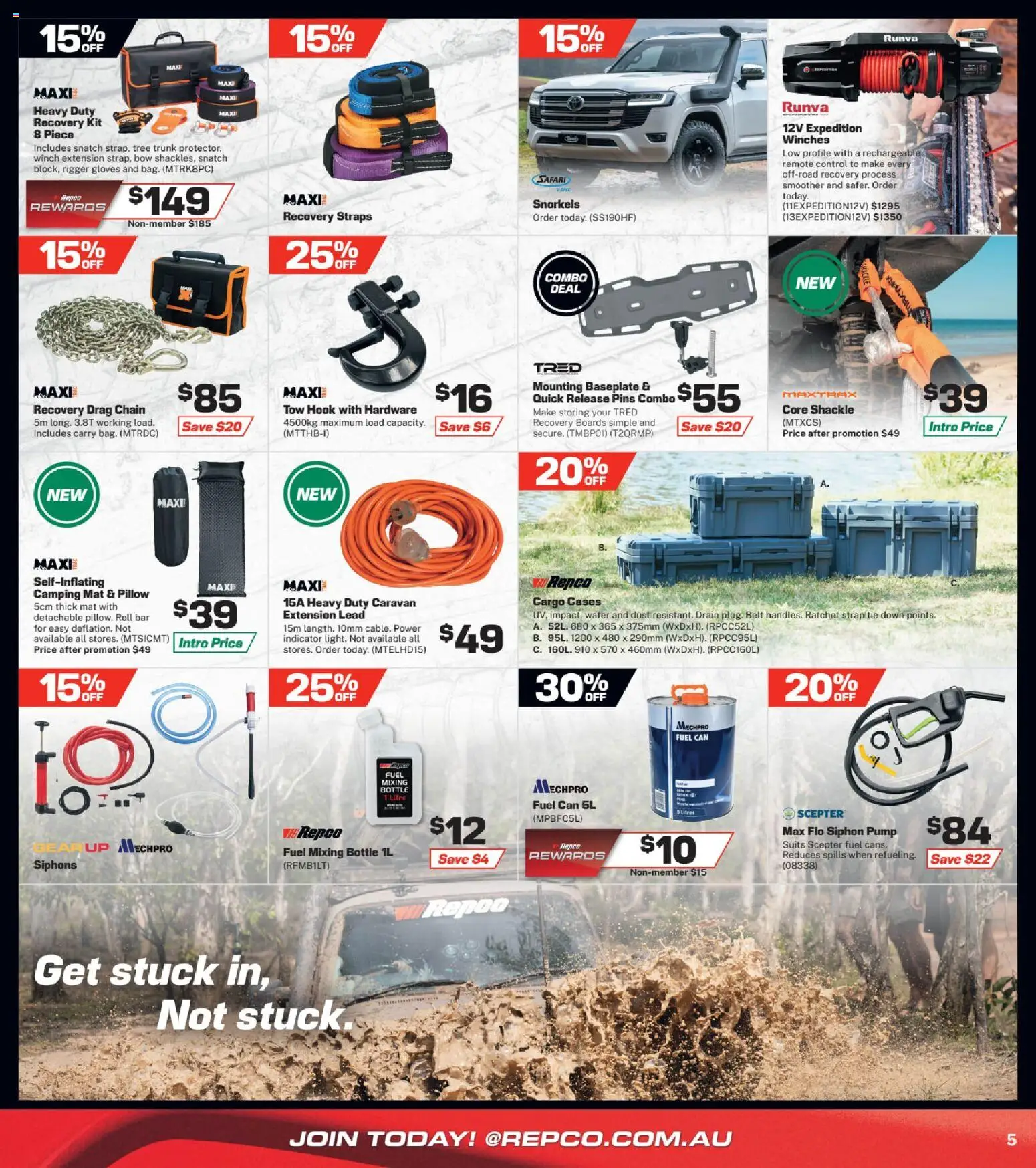 Repco catalogue - valid from 19.03.2026 | Page: 5 | Products: Water, Tie, Belt, Pillow
