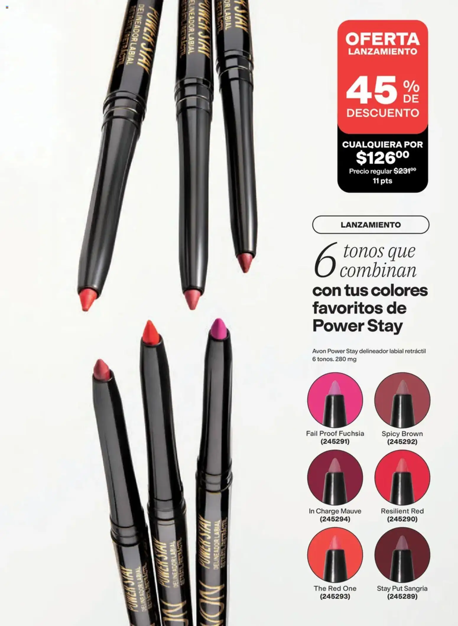 Nuevas ofertas de AVON válidas en toda la República Mexicana desde el 02/10/2026. ¡Encuentra las mejores ofertas en AVON campaña 15 2026! | Página: 17 | Productos: Delineador