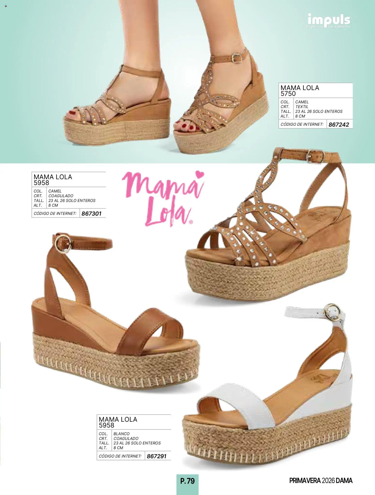 Nuevas ofertas de Impuls válidas en toda la República Mexicana desde el 01.01.2026. ¡Encuentra las mejores ofertas en Impuls catálogo Primavera! | Página: 81 | Productos: Zapatos