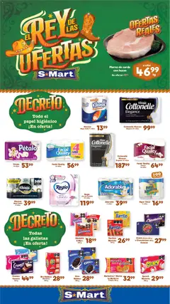 Vista previa de S-Mart folleto Ofertas de feria Nuevo Laredo, nuevo folleto de la tienda, válido en México a partir del 07/07/2026