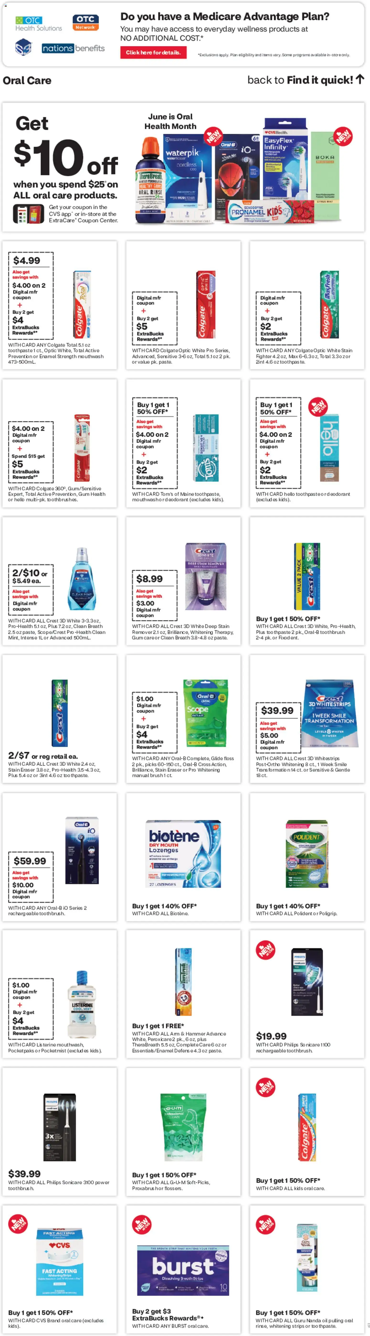 CVS Pharmacy Weekly Ad - CO - valid from 07.06.2026 | Page: 15 | Products: Hammer, Oil, Toothpaste, Mouthwash