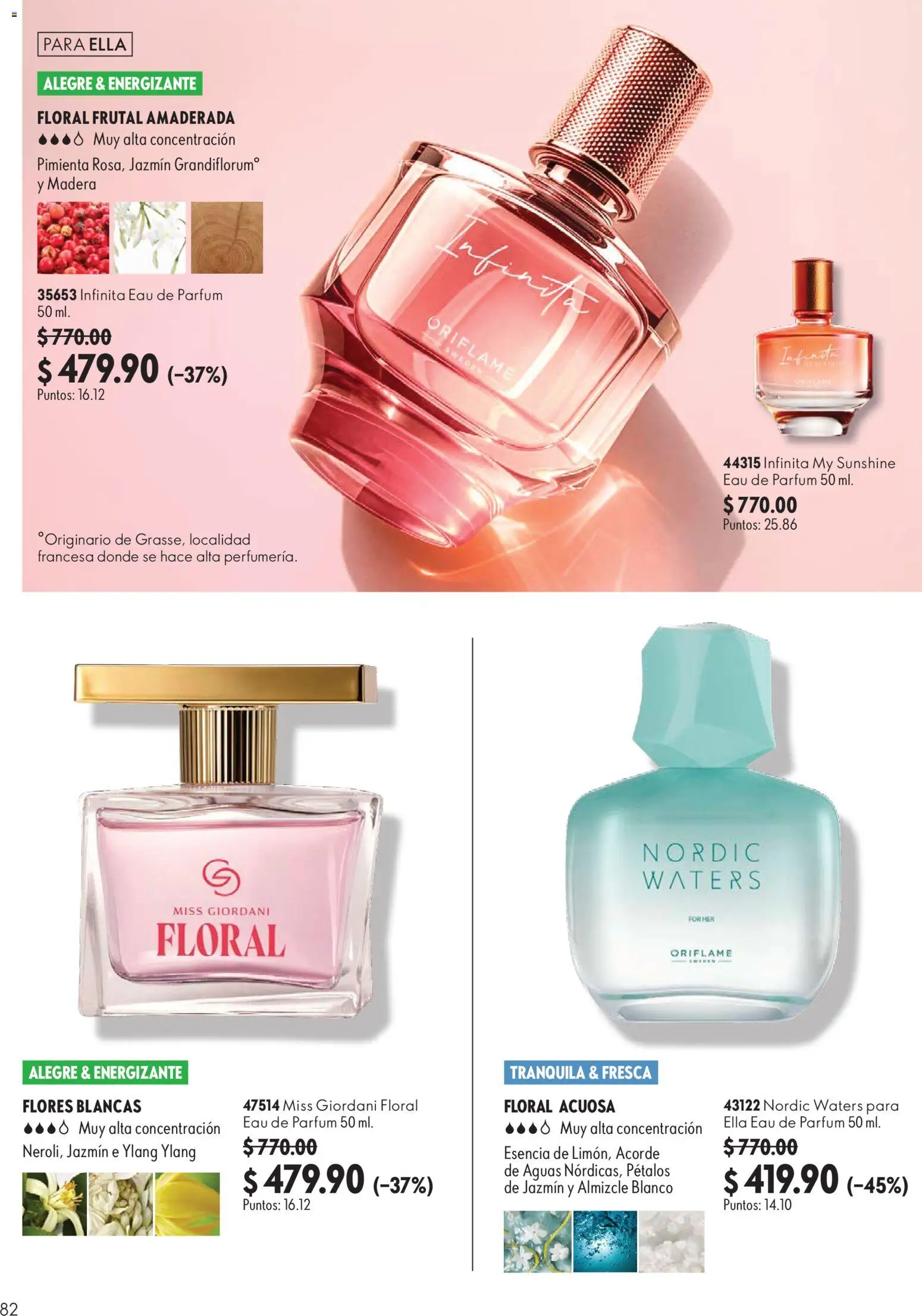 Nuevas ofertas de Oriflame válidas en toda la República Mexicana desde el 03/10/2026. ¡Encuentra las mejores ofertas en Oriflame campaña 14 2026! | Página: 82