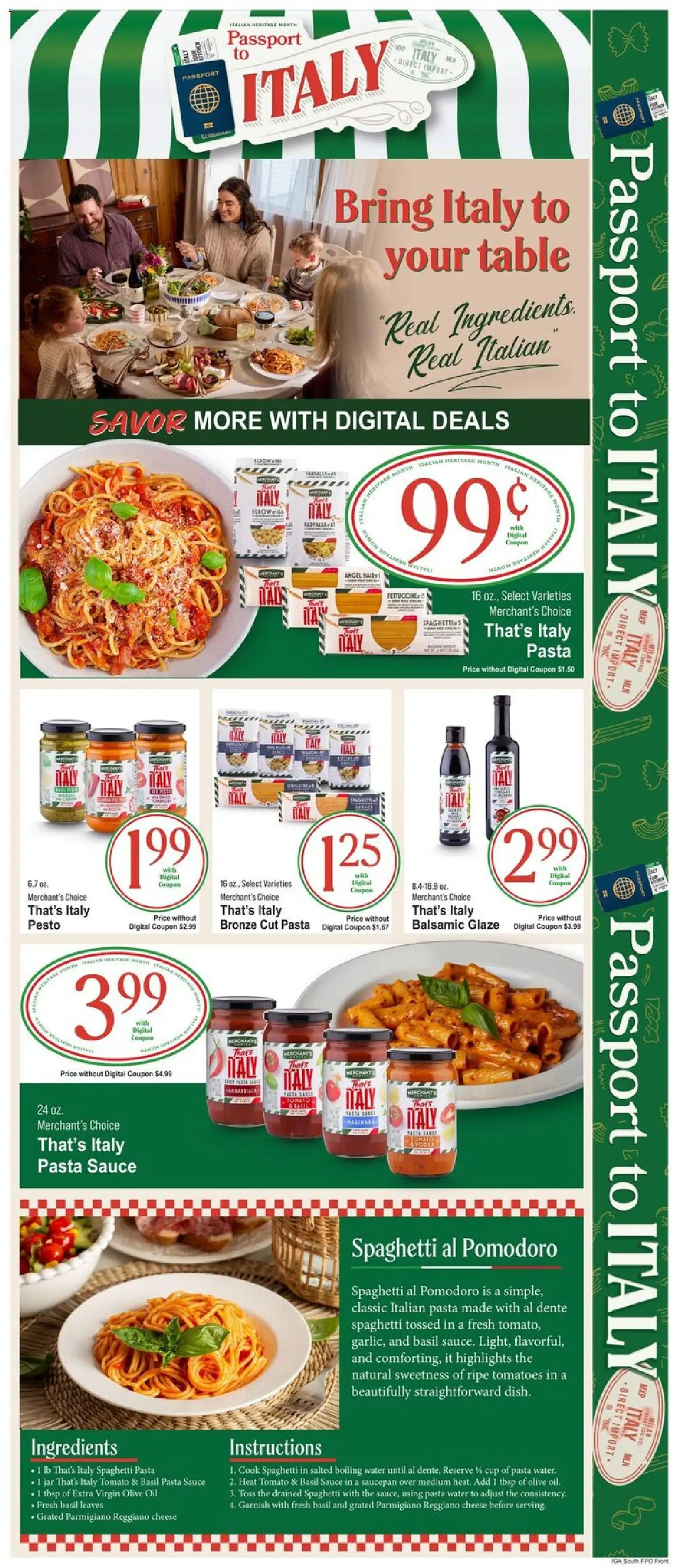 IGA Weekly Ad - valid from 09/30/2026 | Page: 5 | Products: Table, Oil, Water, Spaghetti