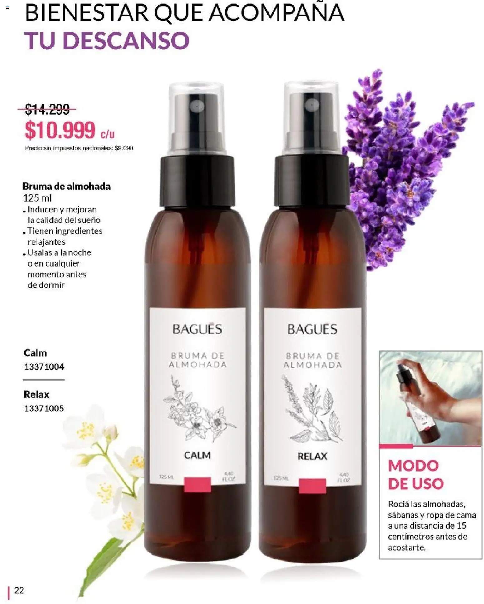 Bagués - Catálogo │ válido desde el 01.06.2026 | Página: 22 | Productos: Cama, Almohada, Bruma, Ropa
