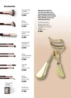 Vista previa de Natura campaña 8 2026, nuevo folleto de la tienda, válido en México a partir del 08.05.2026 | Página: 72 | Productos: Sacapuntas, Rizador, Polvo, Rubor