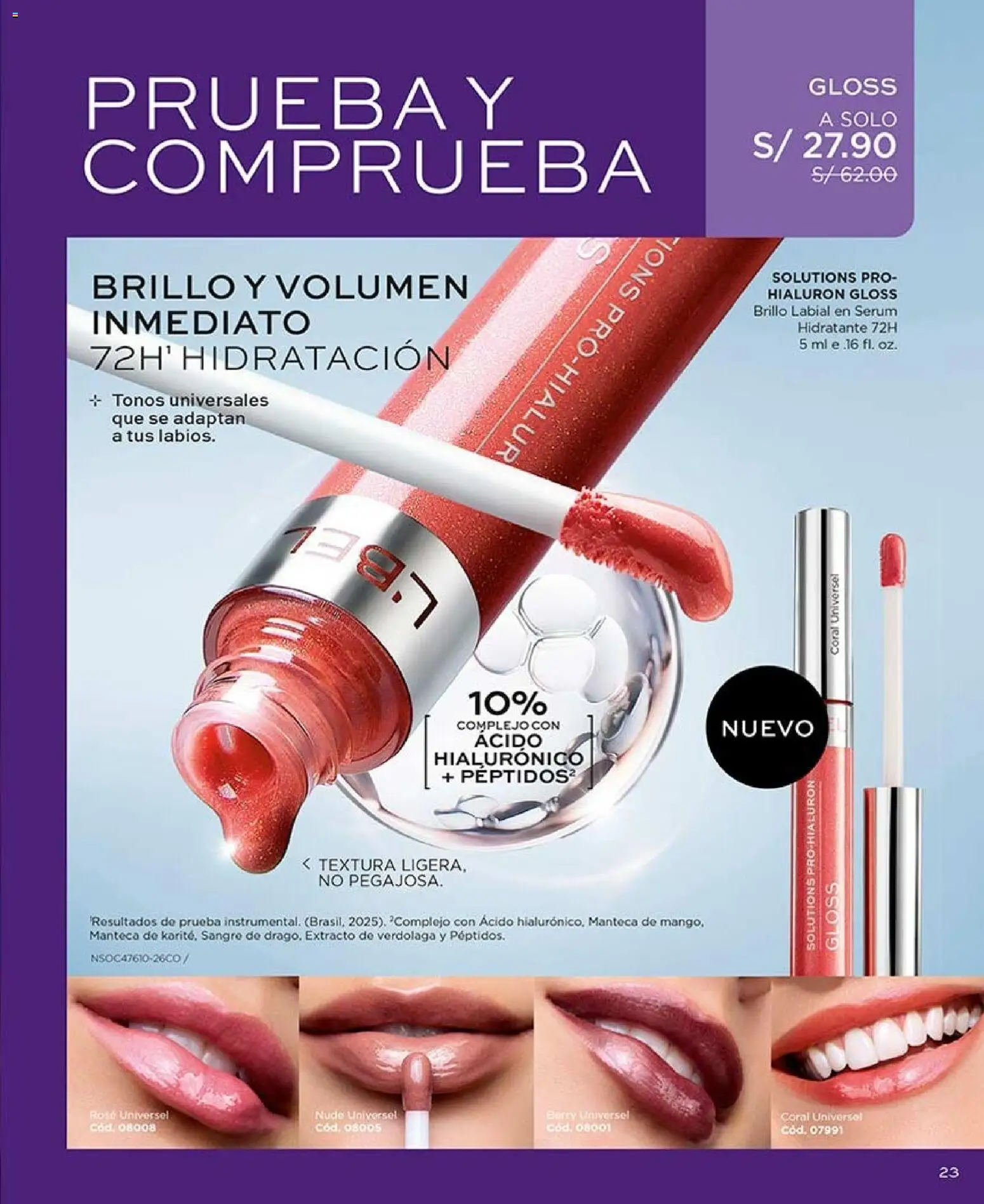 Catálogo L'Bel válido desde 11/07/2026 | Página: 23 | Productos: Manteca
