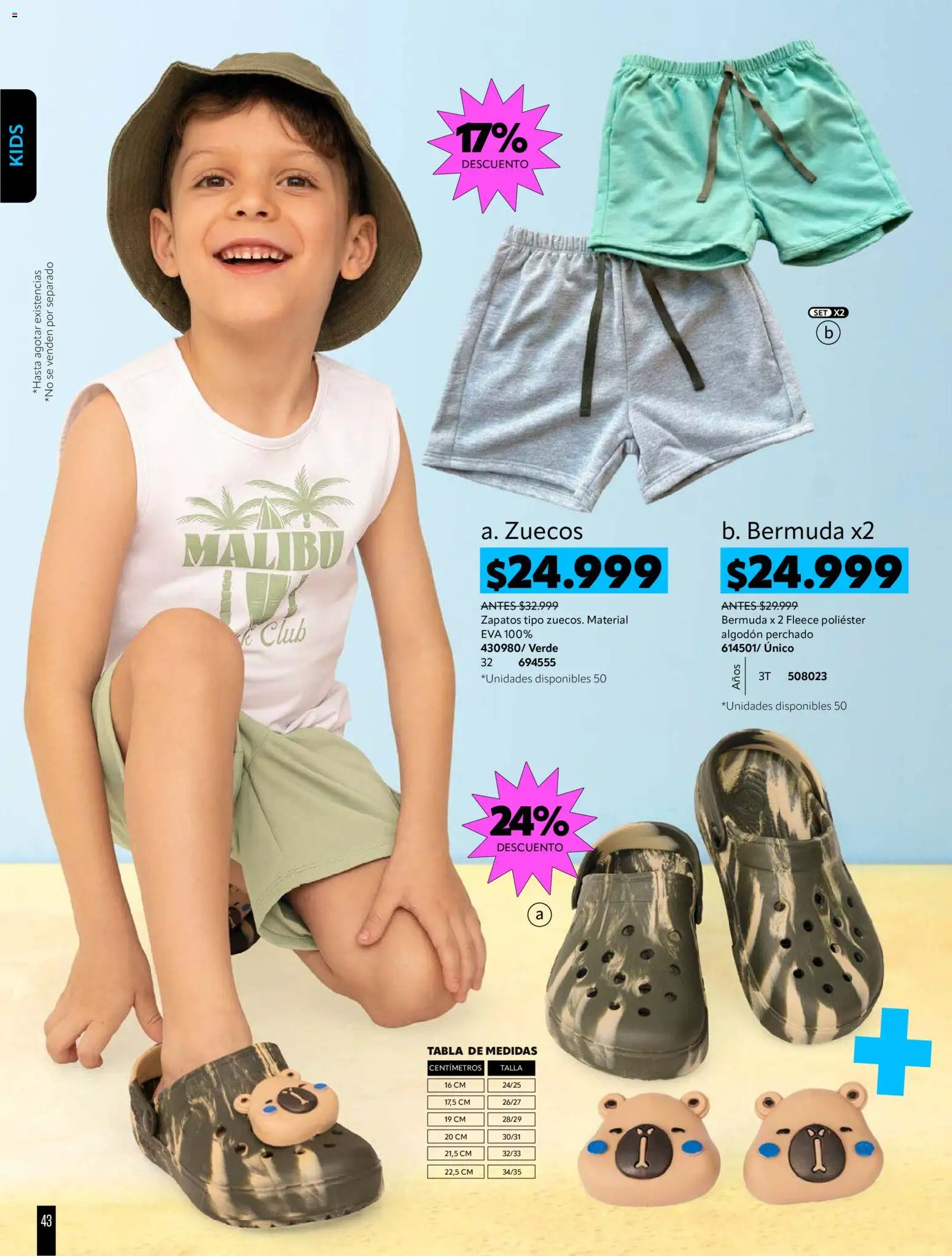 Pacifika revista - valida desde el 21/07/2026 | Página: 207 | Productos: Algodón, Malibú, Zapatos, Zuecos
