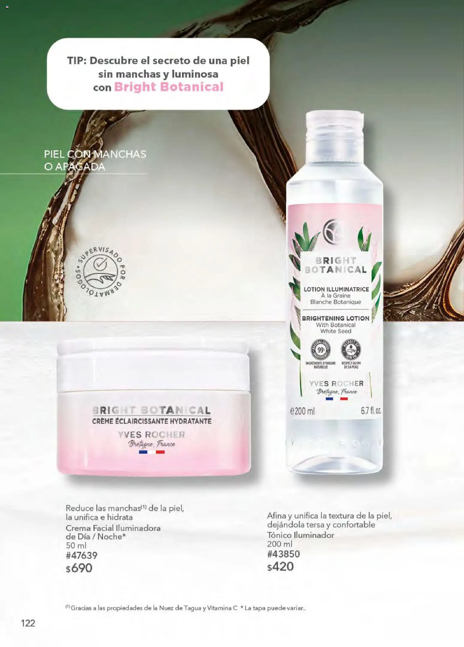 Nuevas ofertas de Yves Rocher válidas en toda la República Mexicana desde el 21.04.2026. ¡Encuentra las mejores ofertas en Yves Rocher campaña 6 2026! | Página: 124 | Productos: Iluminador, Crema, Nuez