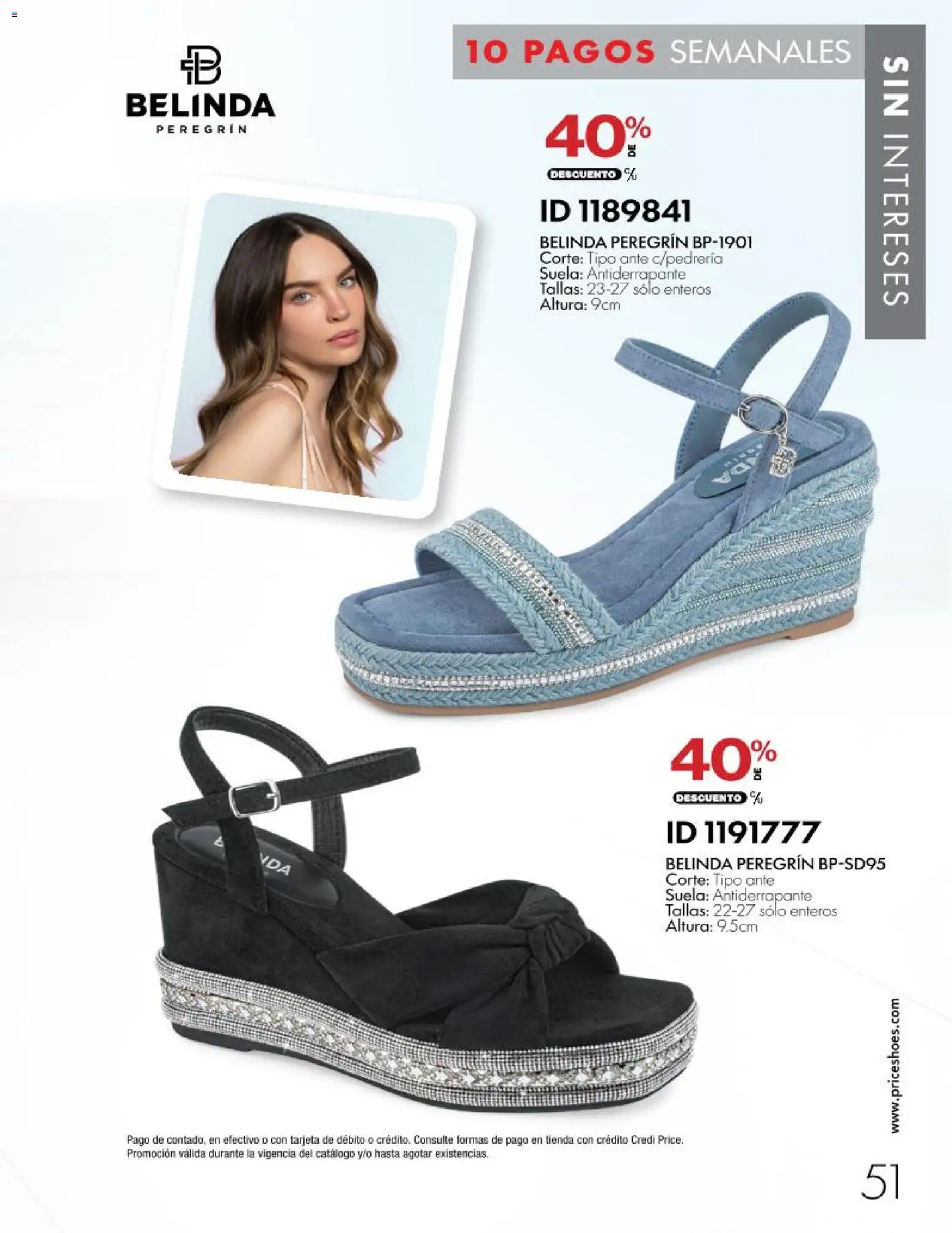 Nuevas ofertas de Price Shoes válidas en toda la República Mexicana desde el 28/10/2026. ¡Encuentra las mejores ofertas en Price Shoes catálogo 10 pagos sin intereses! | Página: 51