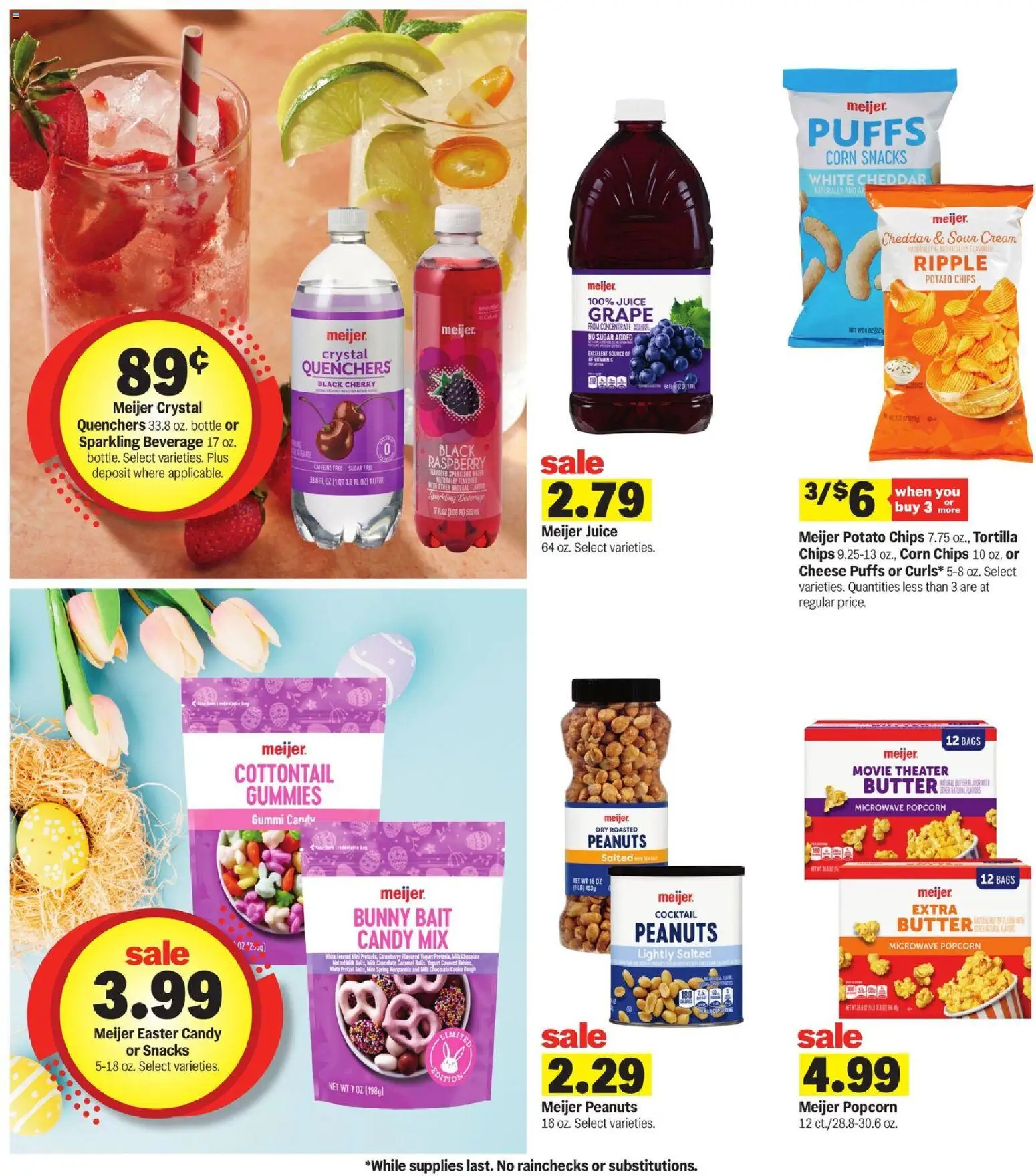Meijer Weekly Ad - valid from 11.03.2026 | Page: 16 | Products: Vitamin, Butter, Sour cream, Bait