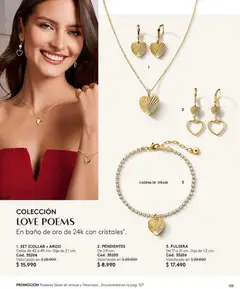 Catálogo Ésika Campaña 13 válido desde el 26.07.2026 | Página: 105 | Productos: Pulsera, Collar, Aros, Dije