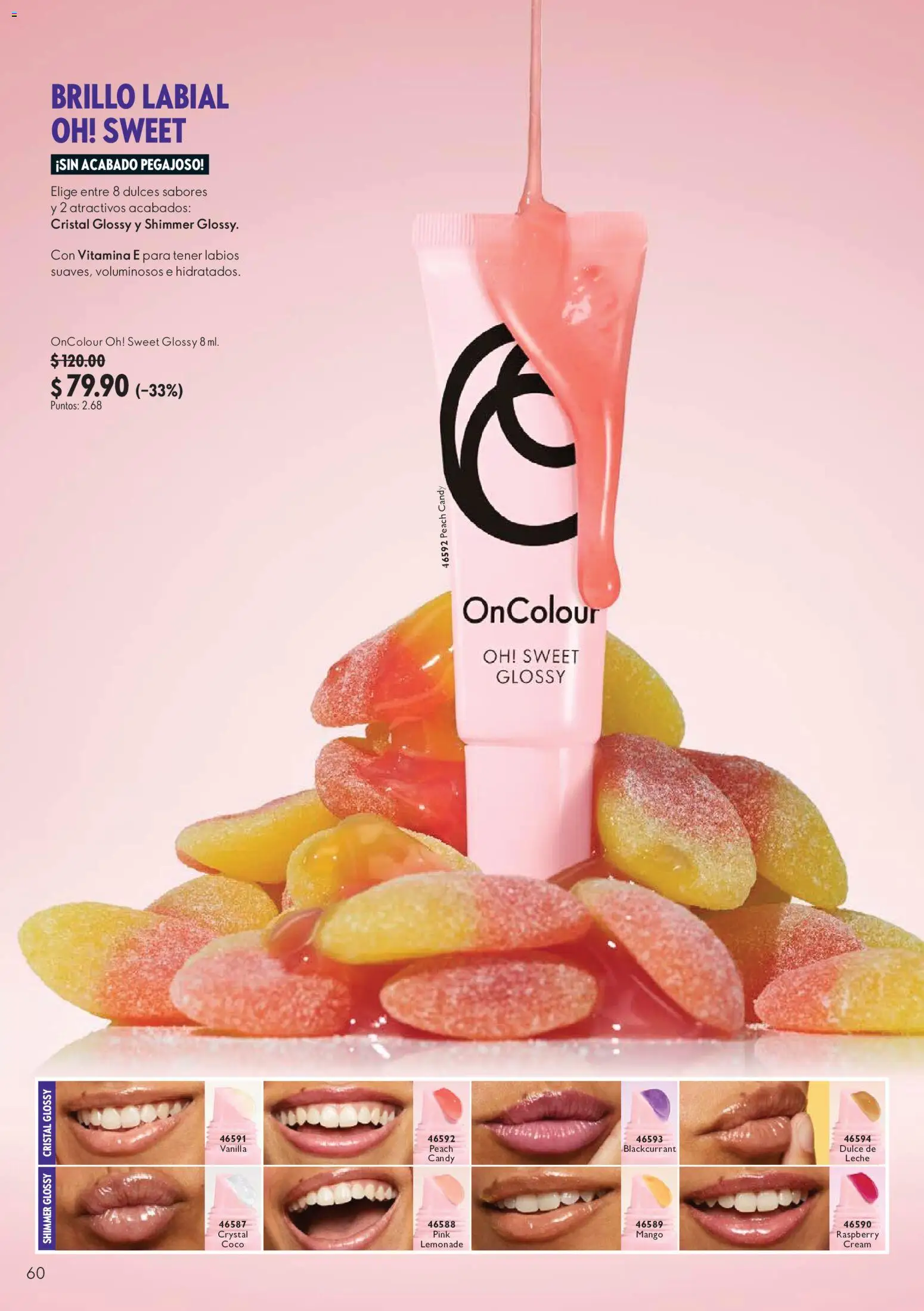 Nuevas ofertas de Oriflame válidas en toda la República Mexicana desde el 22/08/2026. ¡Encuentra las mejores ofertas en Oriflame campaña 12 2026! | Página: 60 | Productos: Coco, Leche, Brillo, Dulces