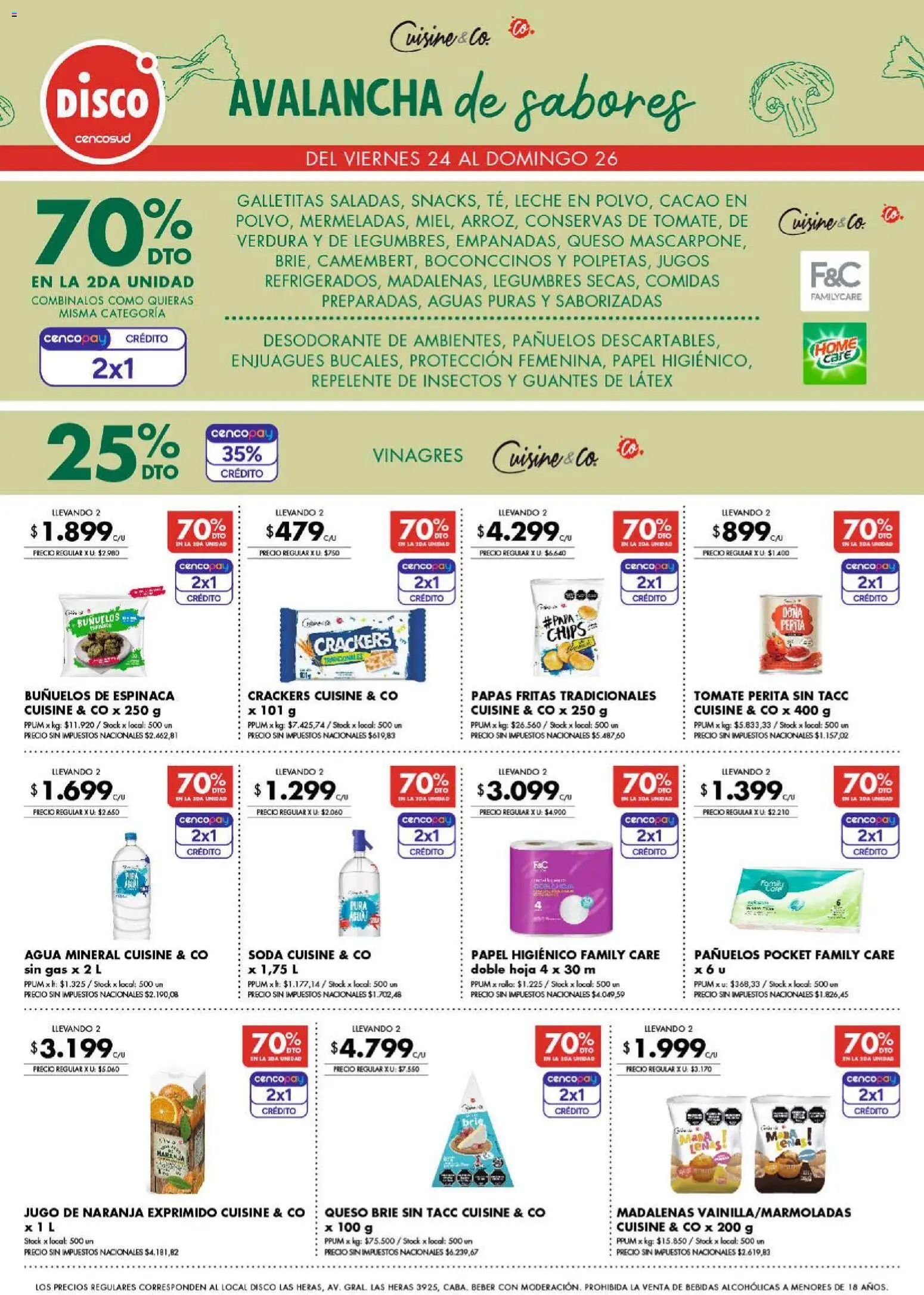 Disco - Ofertas | Córdoba │ válido desde el 23/07/2026 | Página: 7 | Productos: Repelente, Disco, Agua, Leche