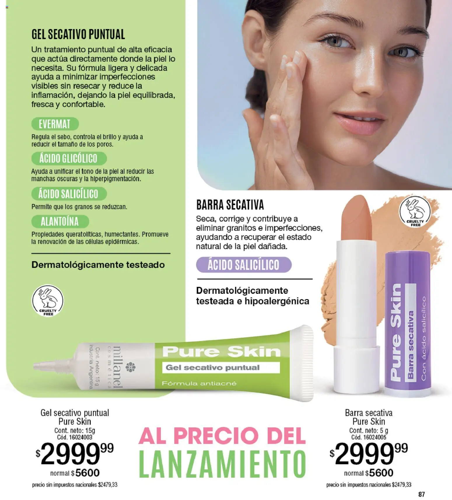 Millanel - Catálogo │ válido desde el 30/03/2026 | Página: 87 | Productos: Brillo, Puré
