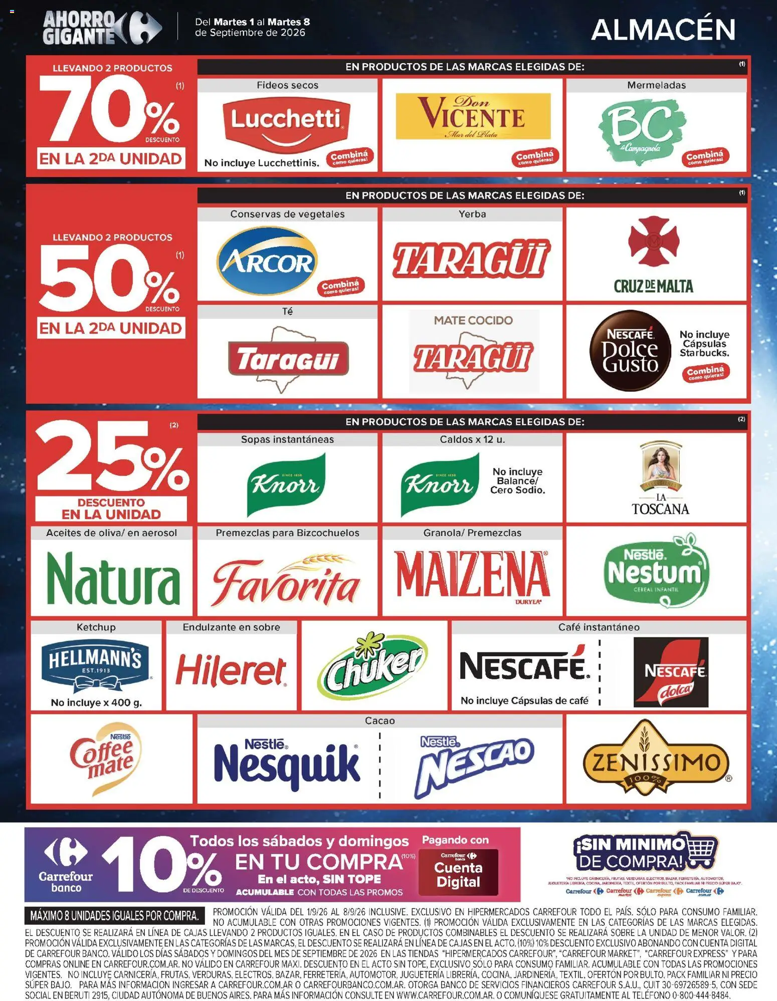 Carrefour - Ofertas │ válido desde el 01/09/2026 | Página: 7 | Productos: Mate, Ketchup, Cápsulas, Café