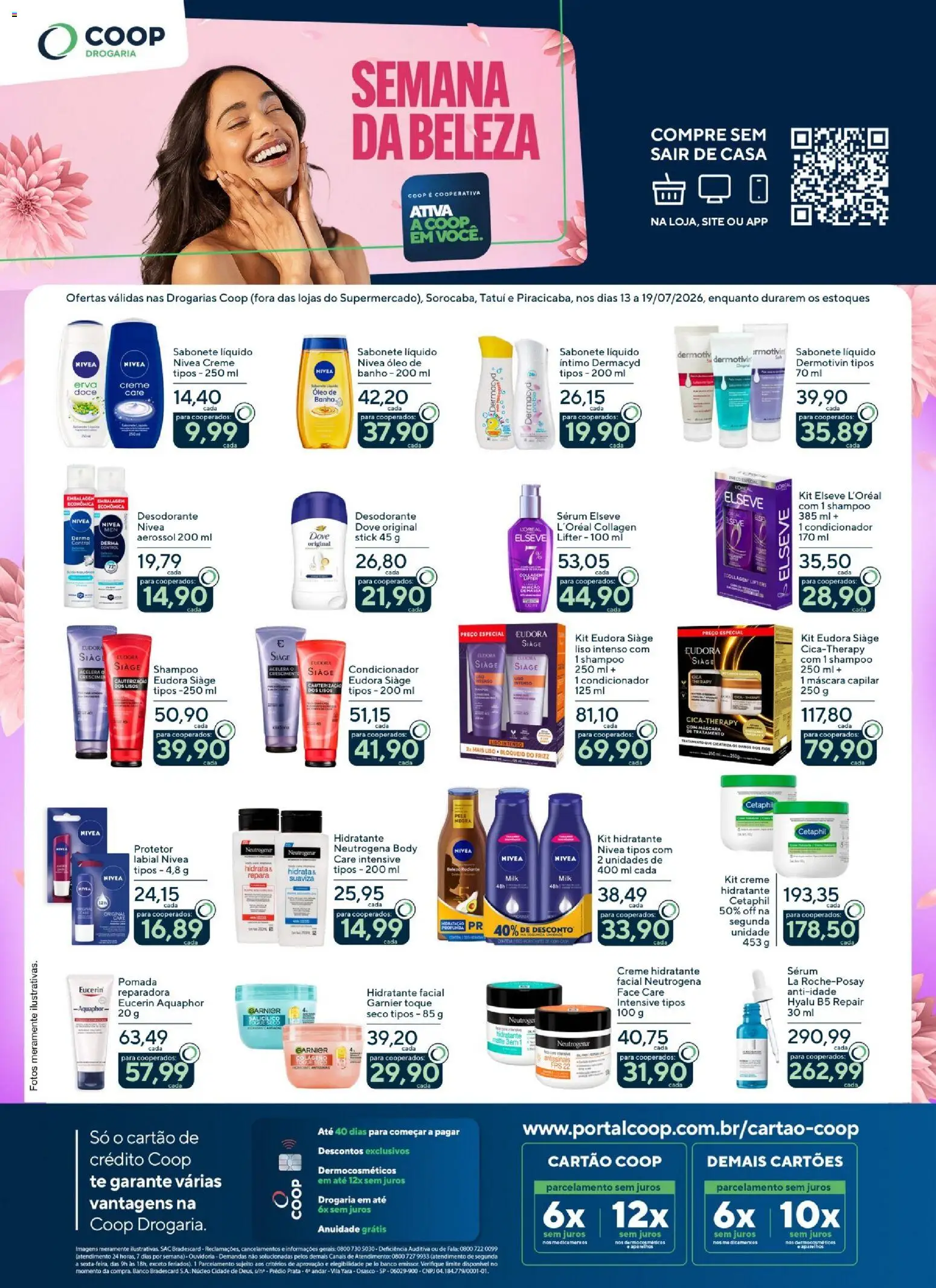Coop Folheto - válido de 13/07/2026 | Página: 1 | Produtos: Banco, Óleo, Sérum, Sabonete líquido