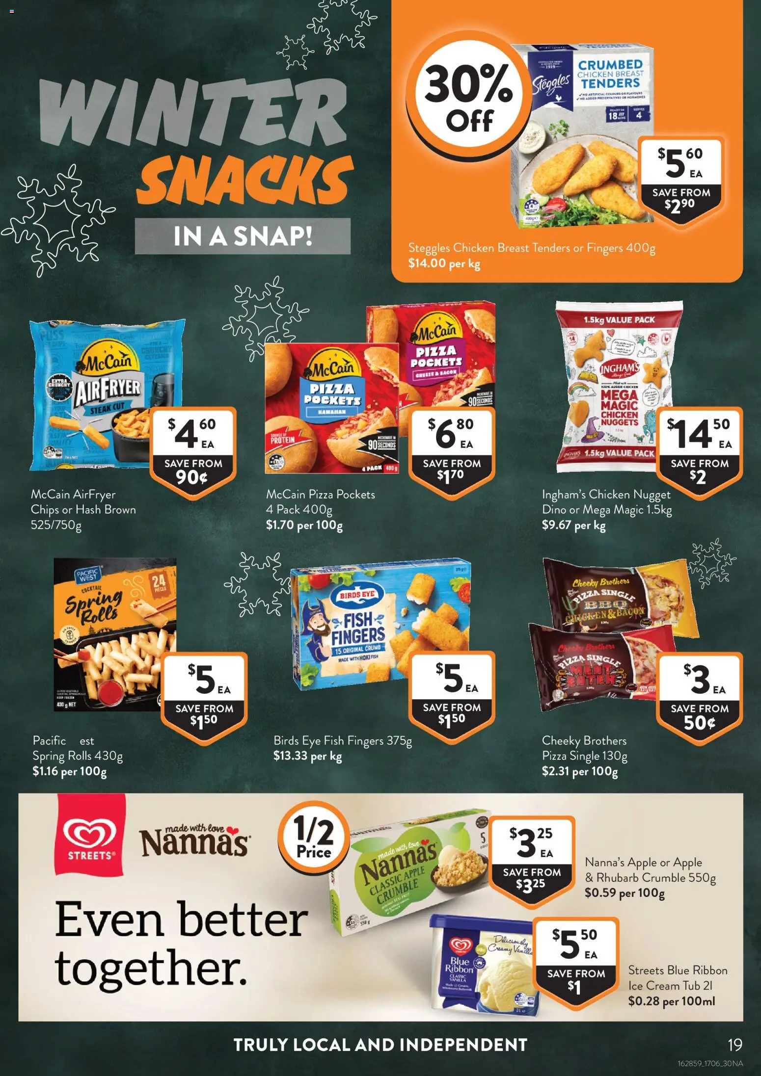 Foodworks catalogue - valid from 17.06.2026 | Page: 19 | Products: Cheese, Chicken, Fish, Cream