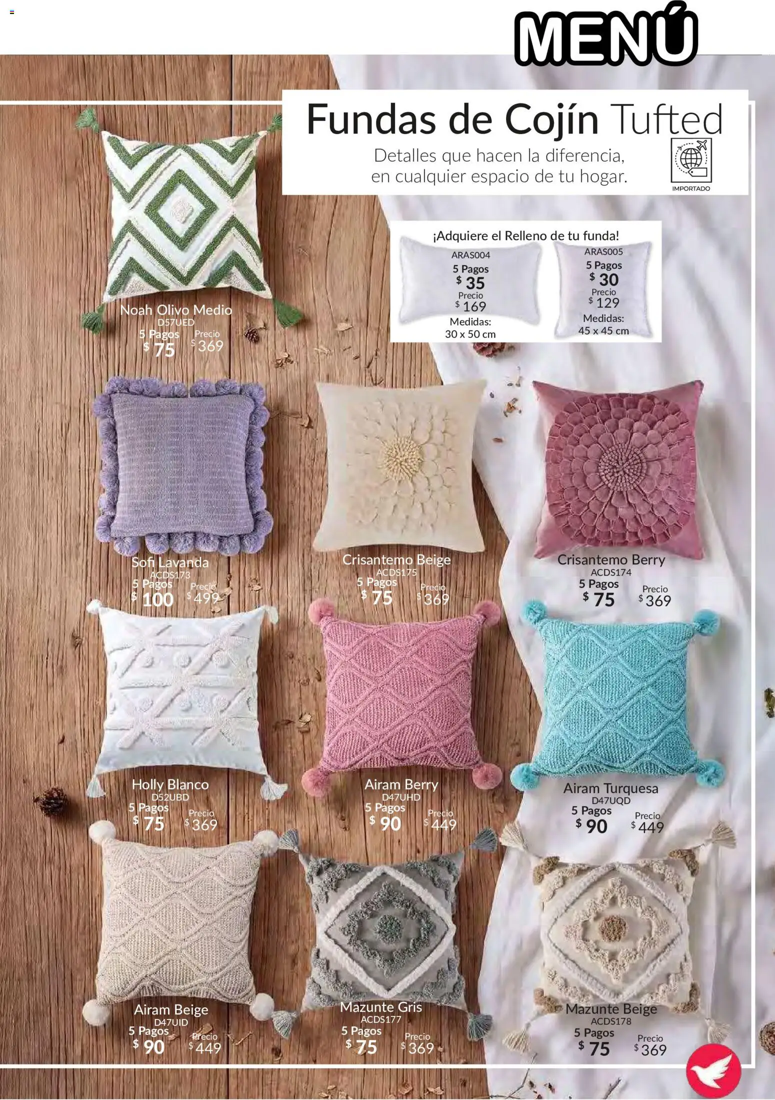 Nuevas ofertas de Colchas Concord válidas en toda la República Mexicana desde el 01/08/2026. ¡Encuentra las mejores ofertas en Colchas Concord catálogo! | Página: 184 | Productos: Funda