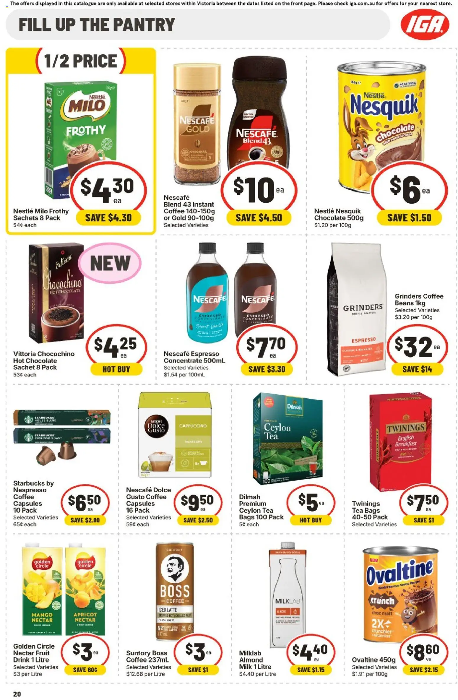 Ritchies catalogue - valid from 15/07/2026 | Page: 18 | Products: Milk, Coffee, Chocolate, Nescafe