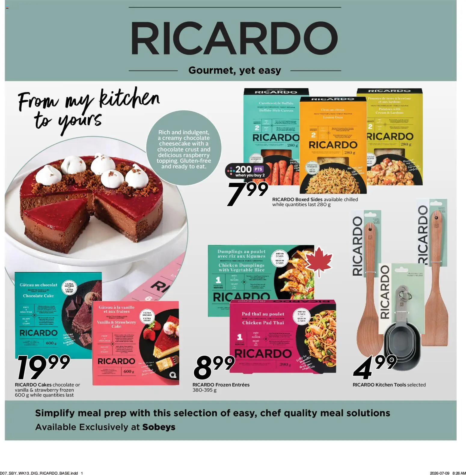 Sobeys flyer valid from Jul 23, 2026 | Page: 18 | Products: Rice, Tools, Chocolate, Chicken