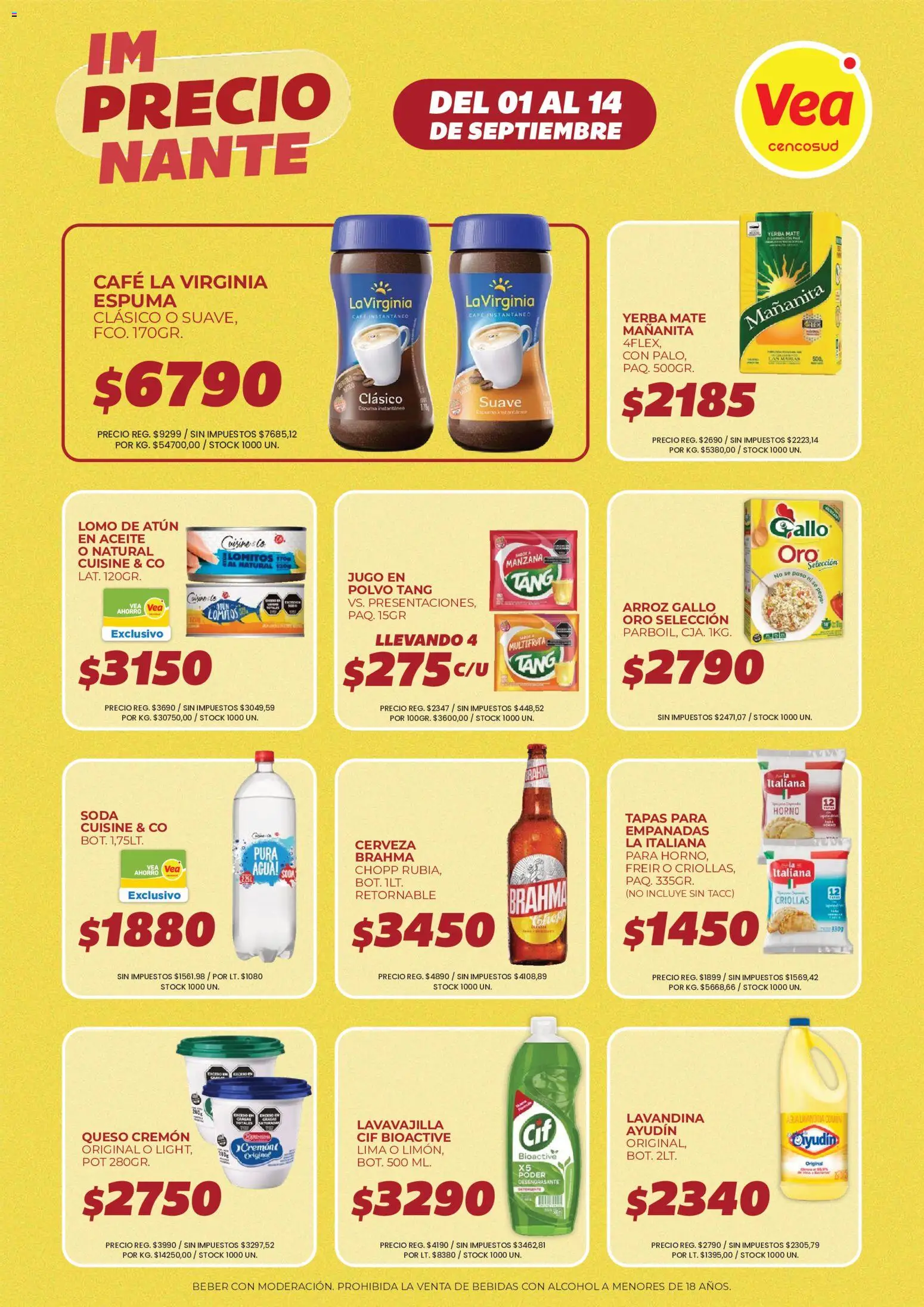 Vea - VOLANTE IMPRECIONANTE CUYO │ válido desde el 01/09/2026 | Página: 2 | Productos: Lavandina, Aceite, Polvo, Café