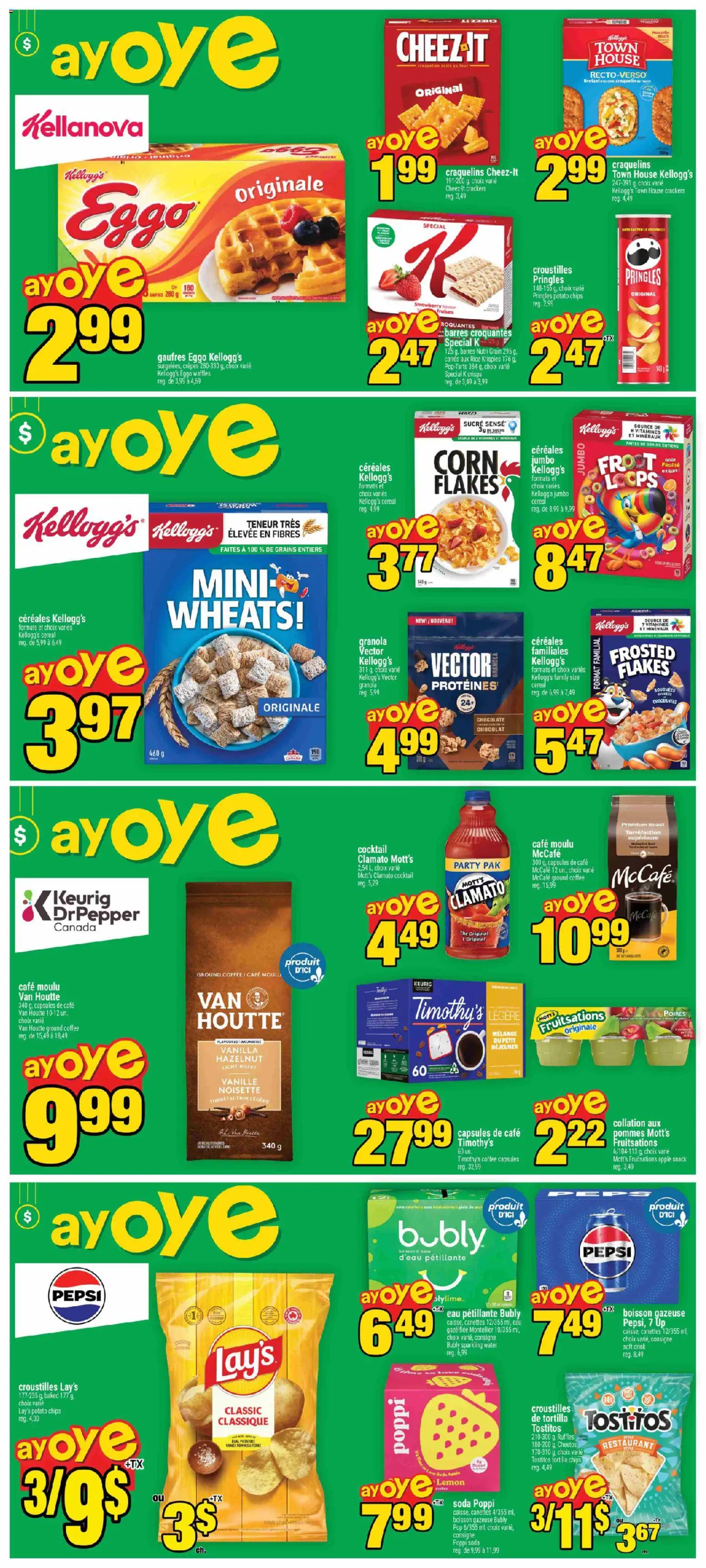 Super C flyer valid from Aug 27, 2026 | Page: 4 | Products: Chips, Pepsi, Grains, Coffee