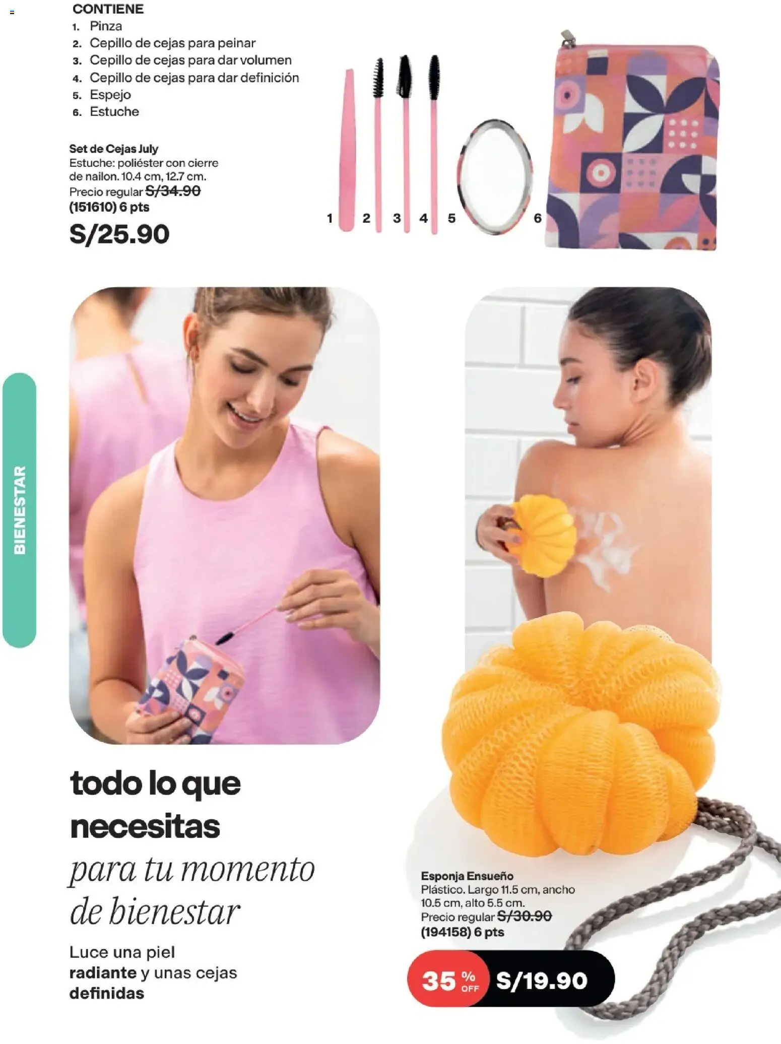 Catálogo Avon válido desde 15/09/2026 | Página: 181 | Productos: Esponja, Espejo