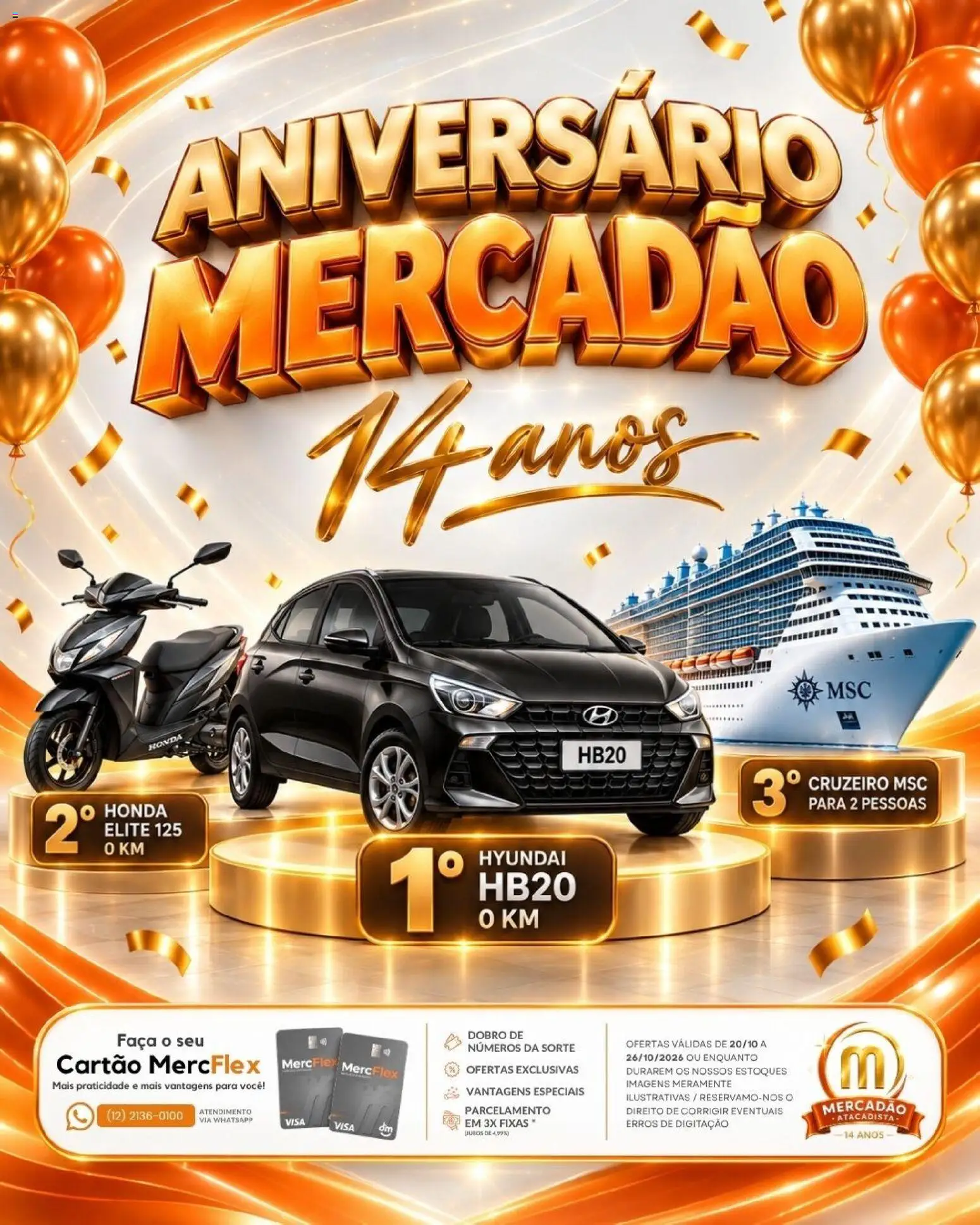 Mercadão Atacadista Folheto - válido de 20/10/2026 | Página: 1