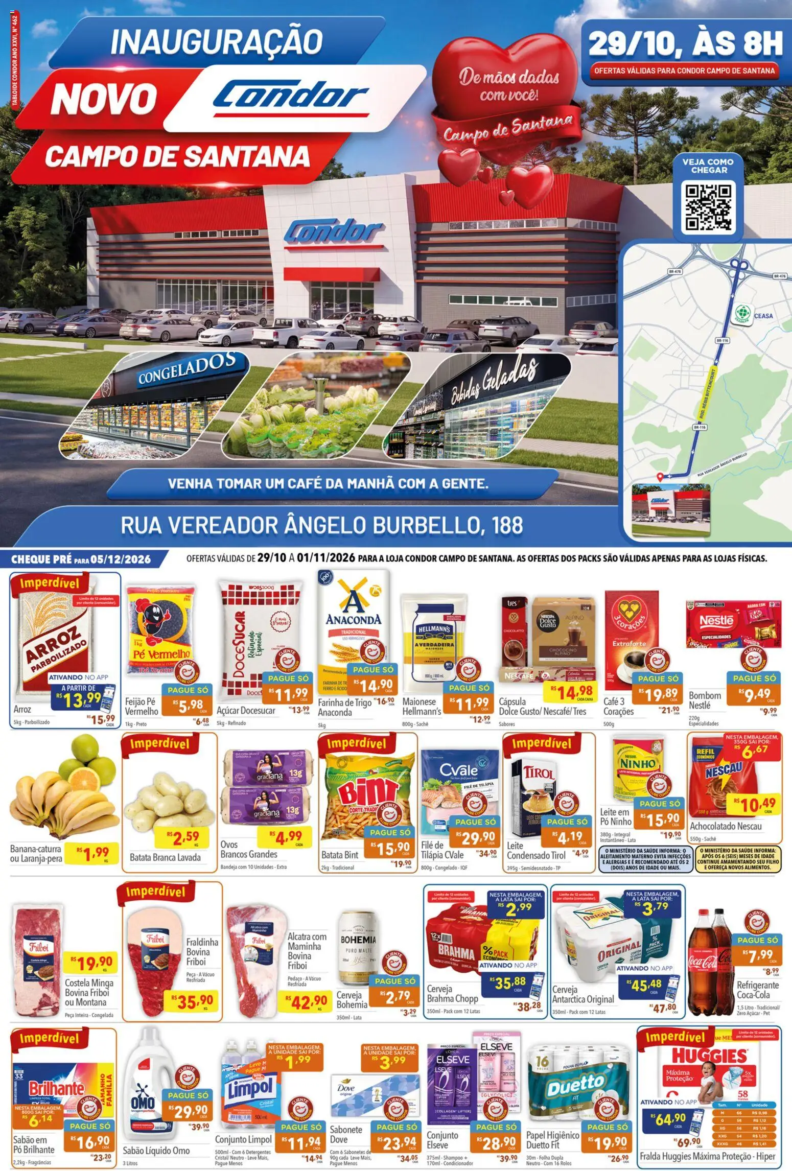 Supermercados Condor Folheto - válido de 29/10/2026 | Página: 1