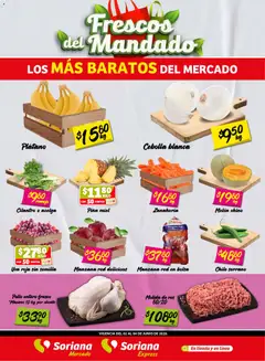 Vista previa de Soriana Frescos del Mandado Mercado: Ver, Tab, Chis, Camp, Yuc y Q. Roo, nuevo folleto de la tienda, válido en México a partir del 02.06.2026