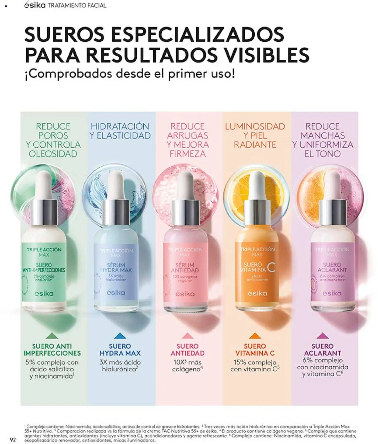 Ésika revista - valida desde el 15.05.2026 | Página: 92 | Productos: Crema, Serum