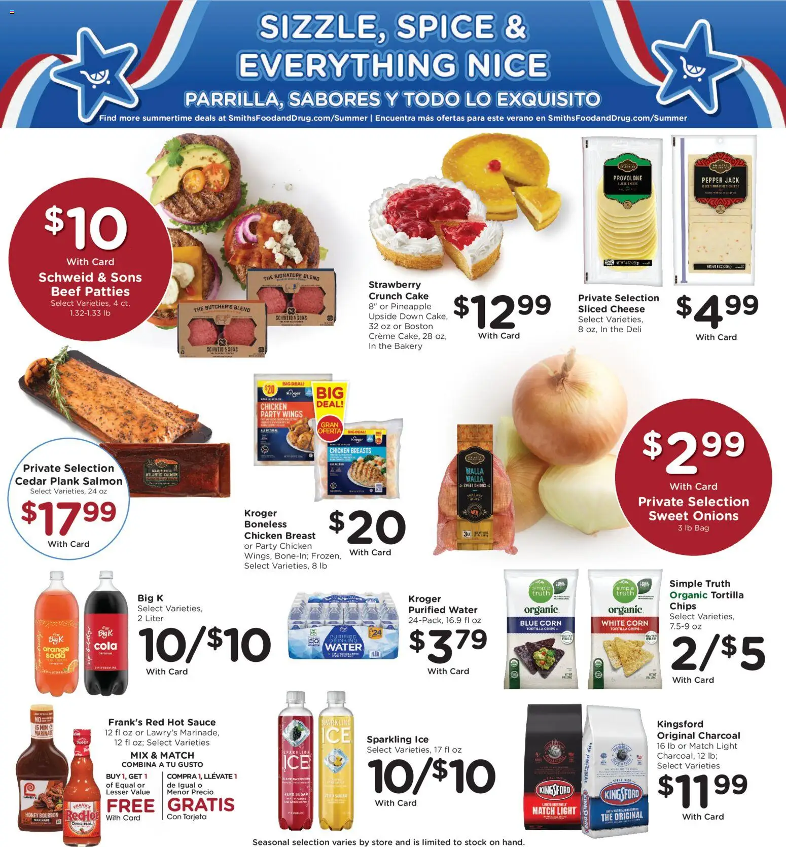 Smith's Weekly Ad - valid from 08/05/2026 | Page: 6 | Products: Cheese, Bourbon, Pepper, Bag
