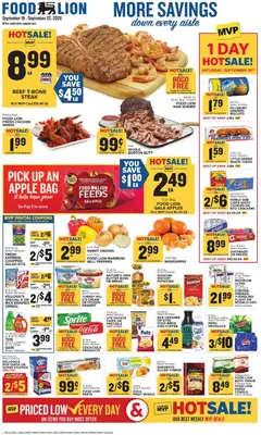 Preview of Food Lion weekly ads valid from 09/16/2026