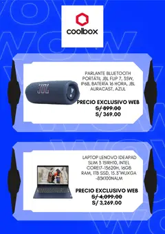 Vista previa de folleto Coolbox Cyber Wow de la Coolbox válido desde 13/07/2026 | Página: 5 | Productos: Batería, Parlante