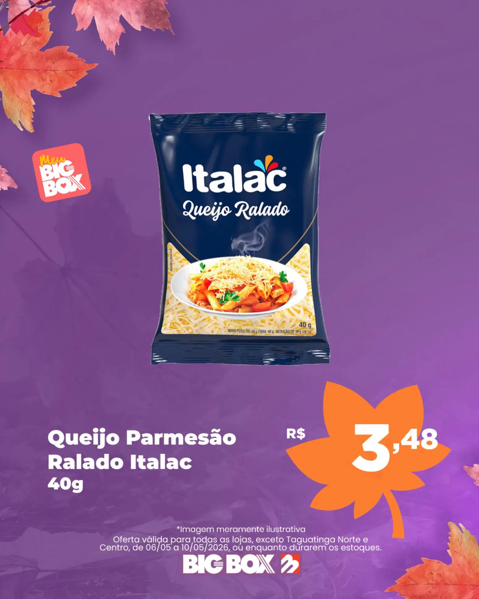 Big Box Folheto - válido de 06.05.2026 | Página: 3 | Produtos: Queijo, Parmesão, Queijo ralado, Queijo parmesão