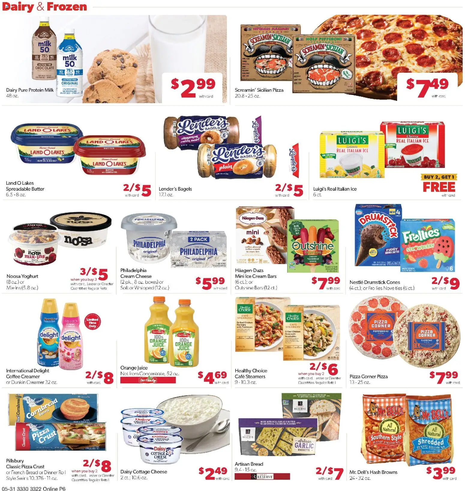 Family Fare Weekly Ad - MN - valid from 31.05.2026 | Page: 10 | Products: Bread, Pizza, Ice cream, Sugar