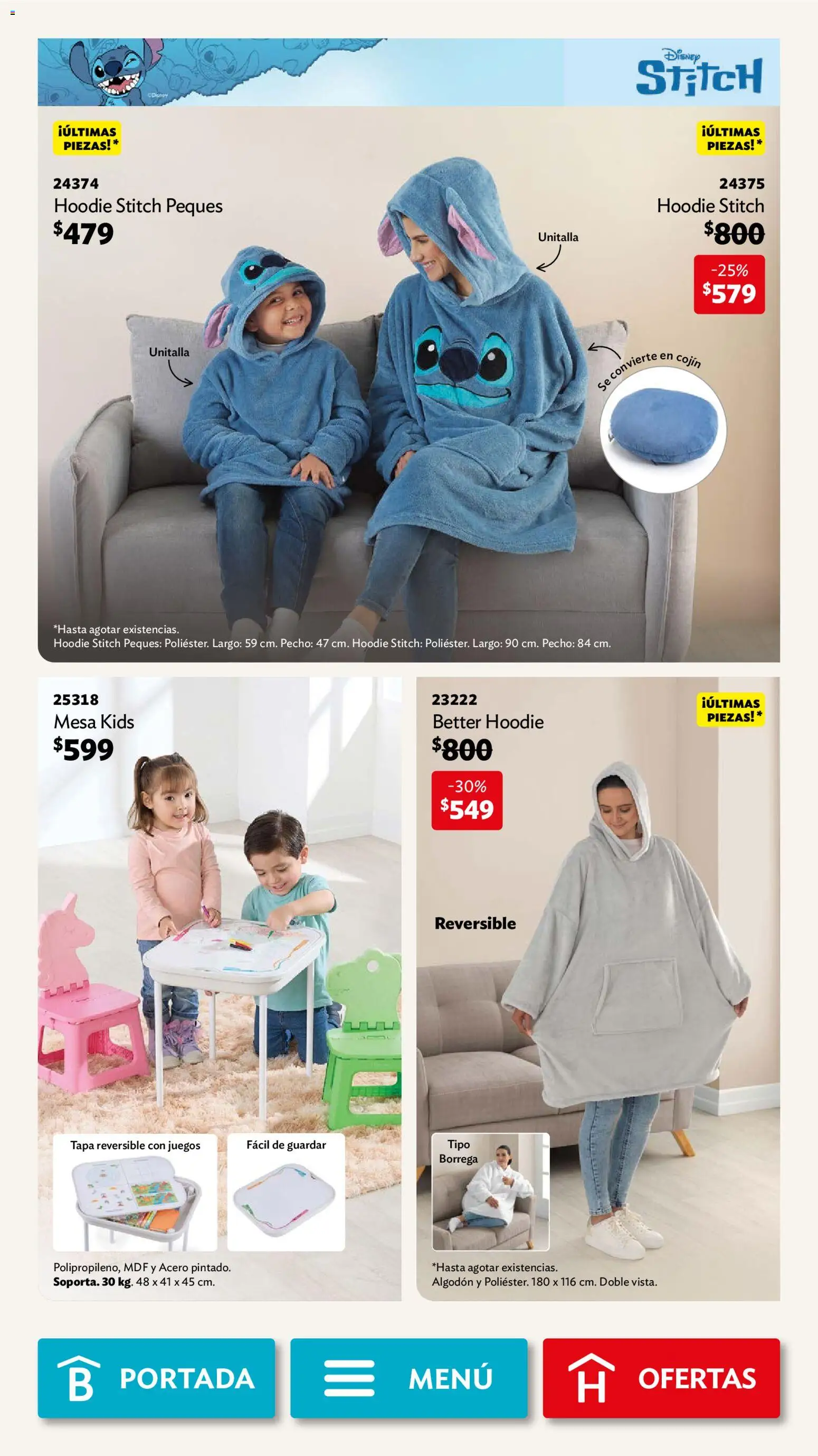 Nuevas ofertas de Betterware válidas en toda la República Mexicana desde el 02/02/2026. ¡Encuentra las mejores ofertas en Betterware campaña 2 2026! | Página: 23 | Productos: Algodón, Mesa
