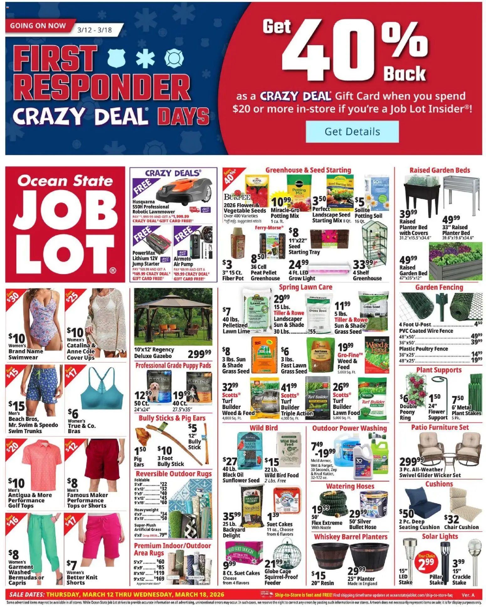 Ocean State Job Lot Weekly Ad - valid from 12.03.2026 | Page: 1