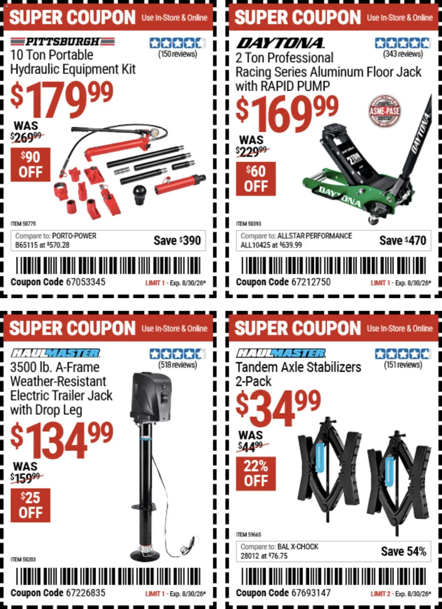 Harbor Freight Weekly Ad - valid from 08/17/2026 | Page: 22 | Products: Pump