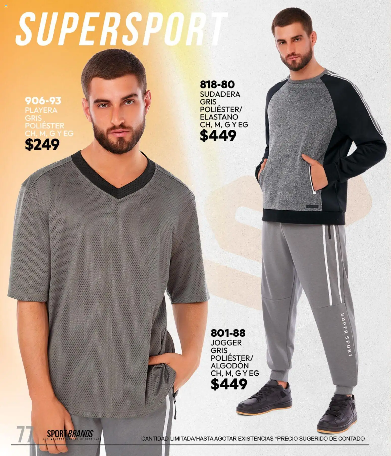 Nuevas ofertas de Cklass válidas en toda la República Mexicana desde el 11/09/2026. ¡Encuentra las mejores ofertas en Cklass catálogo Sportbrands Caballero Invierno! | Página: 90 | Productos: Algodón, Sudadera, Playera