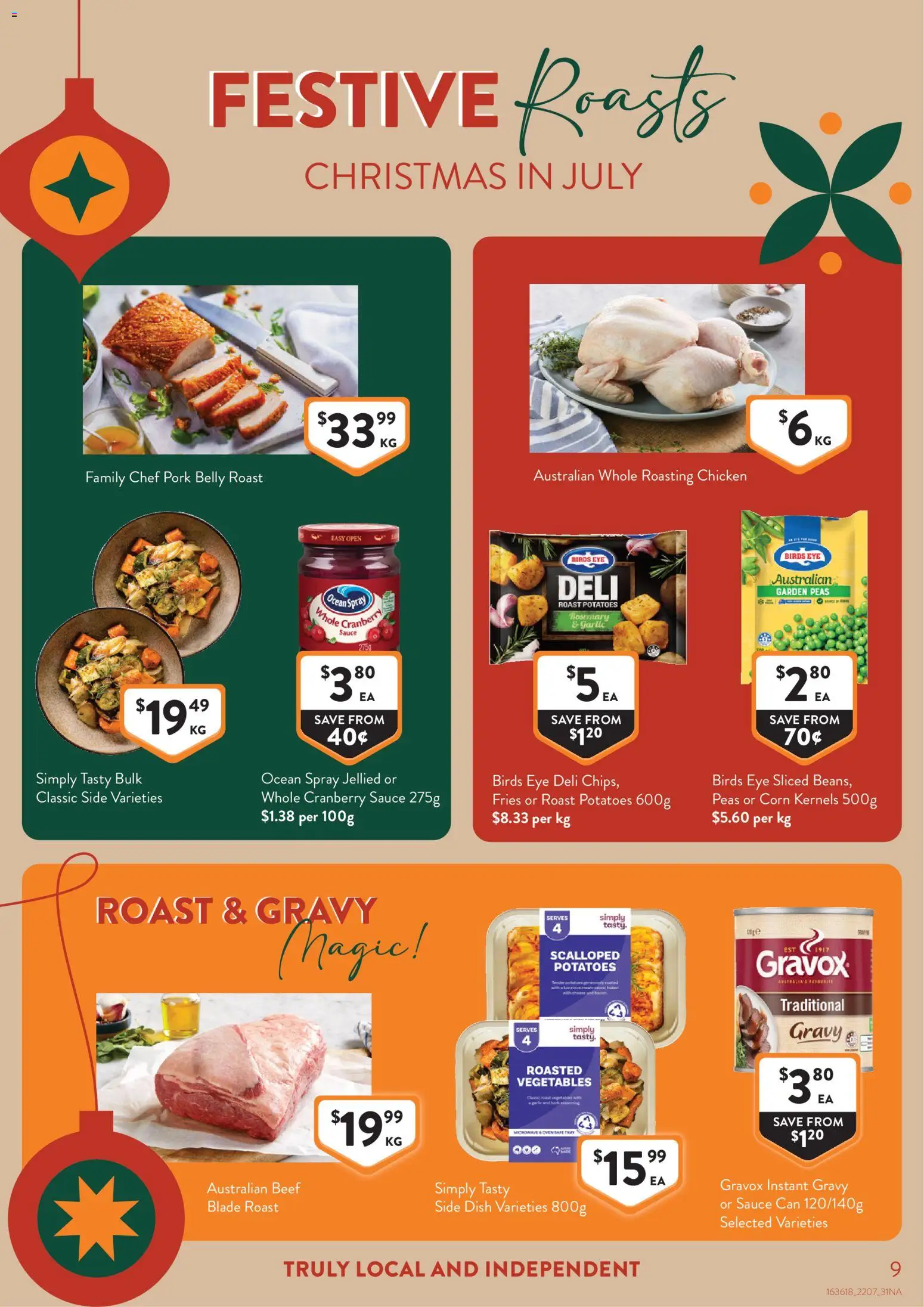 Foodworks catalogue - valid from 22/07/2026 | Page: 9 | Products: Beef, Potatoes, Sauce, Microwave
