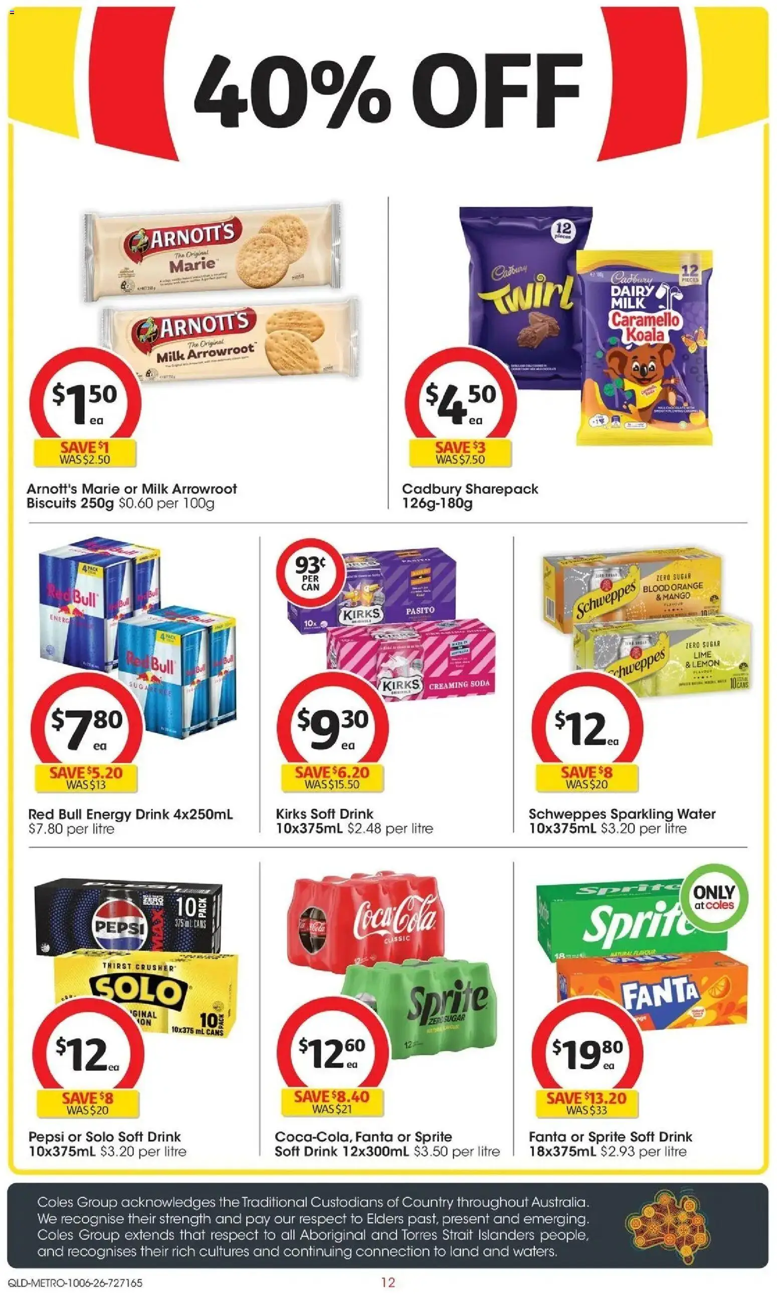 Coles catalogue - valid from 09.06.2026 | Page: 12 | Products: Milk, Sugar, Lemon, Mango