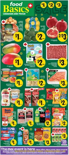 Preview of Food Basics weekly flyer / circulaire from shop Food Basics valid from Oct 29, 2026