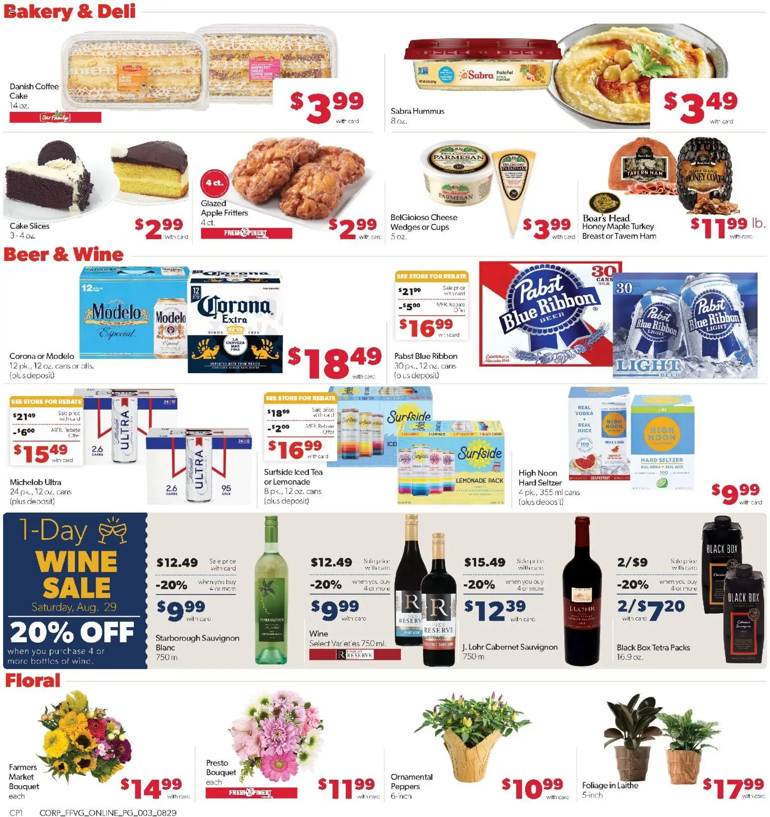 Family Fare Weekly Ad - valid from 08/23/2026 | Page: 9 | Products: Bakery, Honey, Lemonade, Hummus
