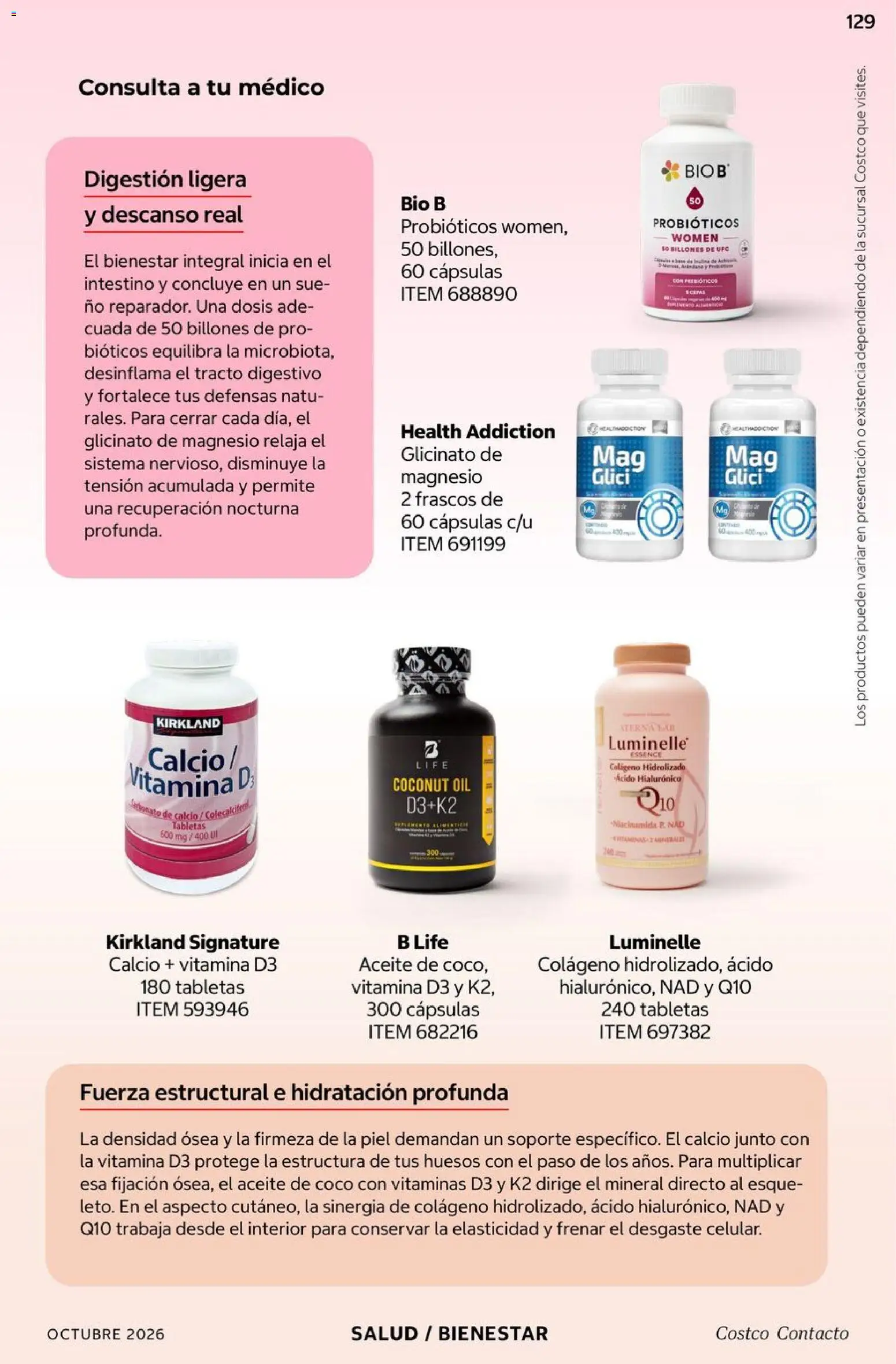 Nuevas ofertas de Costco válidas en toda la República Mexicana desde el 01/10/2026. ¡Encuentra las mejores ofertas en Costco catálogo Octubre! | Página: 129
