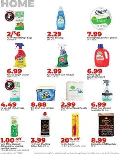 Preview of HyVee weekly ads valid from 11.05.2026 | Page: 34 | Products: Carpet, Detergent, Lighter, Dishwasher