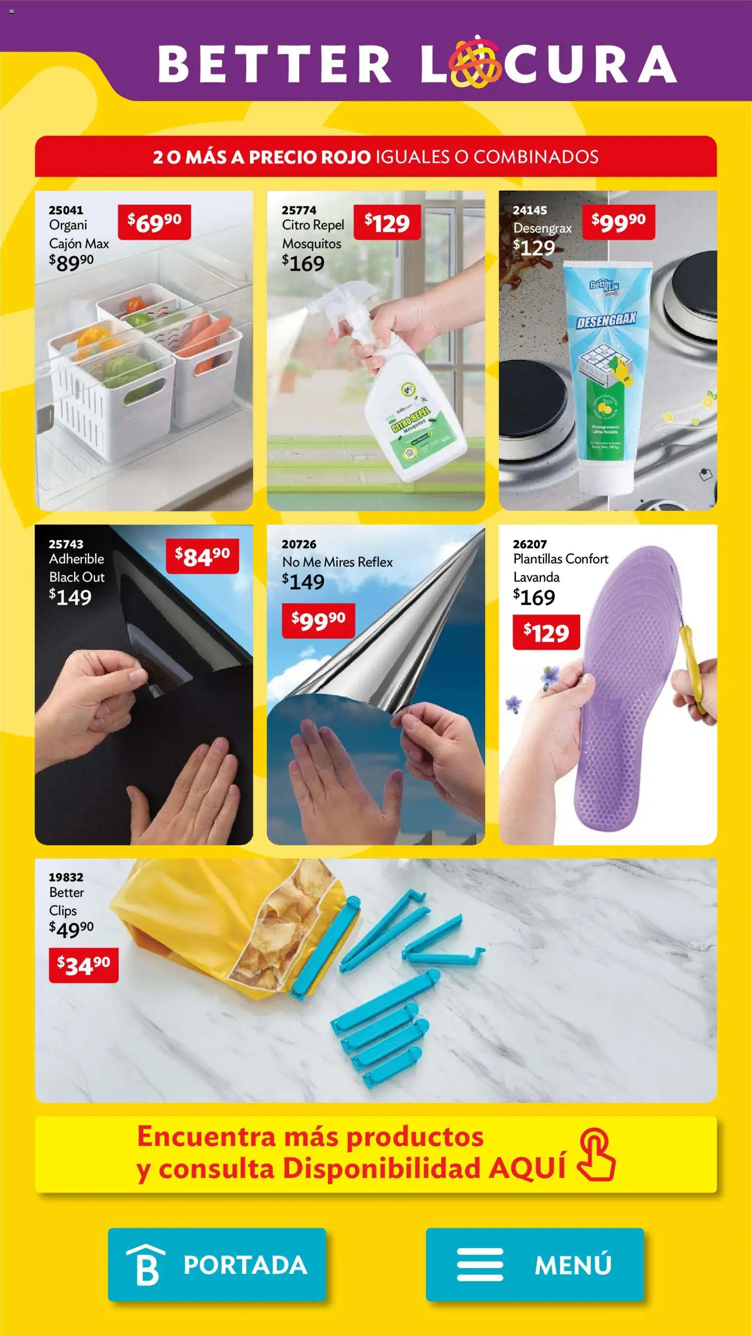 Nuevas ofertas de Betterware válidas en toda la República Mexicana desde el 02/11/2026. ¡Encuentra las mejores ofertas en Betterware campaña 11 2026! | Página: 112