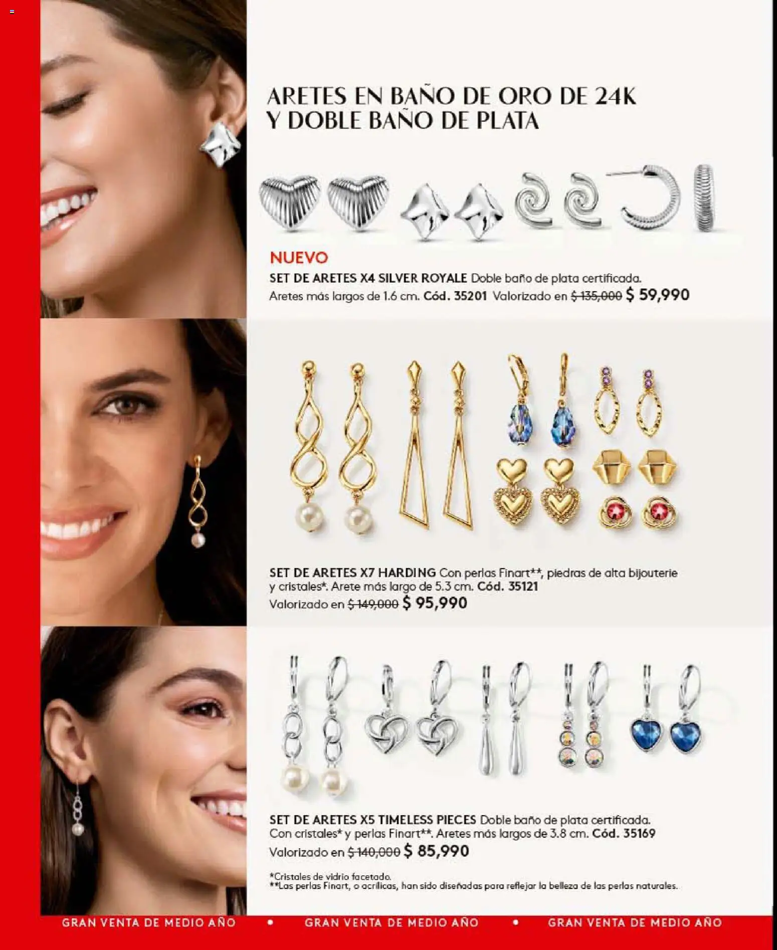 Ésika revista - valida desde el 26.06.2026 | Página: 90 | Productos: Aretes, Baño